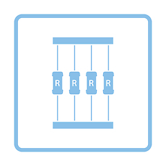 Image showing Resistor tape icon