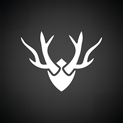 Image showing Deer\'s antlers  icon