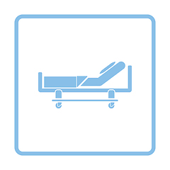 Image showing Hospital bed icon