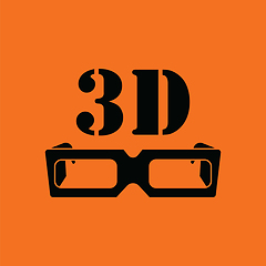 Image showing 3d goggle icon