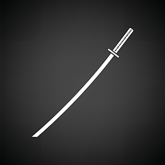 Image showing Japanese sword icon