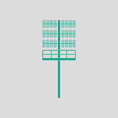 Image showing Soccer light mast  icon
