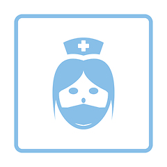 Image showing Nurse head icon