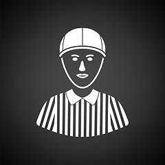 Image showing American football referee icon