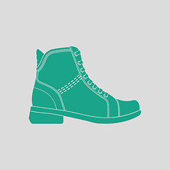 Image showing Woman boot icon
