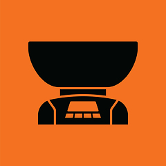 Image showing Kitchen electric scales icon