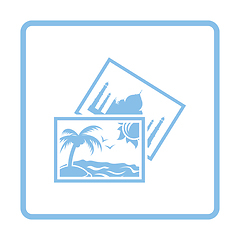 Image showing Two travel photograph icon