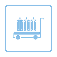 Image showing Luggage cart icon