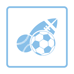 Image showing Sport balls icon