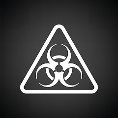 Image showing Icon of biohazard