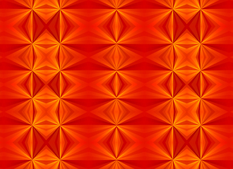 Image showing Bright red background with abstract pattern