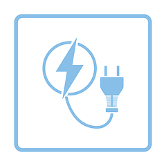 Image showing Electric plug icon