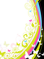 Image showing floral background