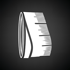 Image showing Tailor measure tape icon