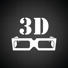 Image showing 3d goggle icon