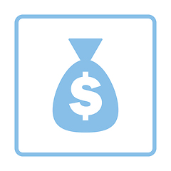 Image showing Money bag icon