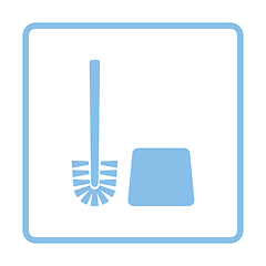 Image showing Toilet brush icon