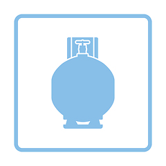 Image showing Gas cylinder icon