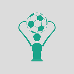 Image showing Soccer cup  icon