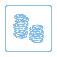 Image showing Stack of coins  icon