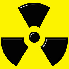 Image showing 3D Radioactive Sign