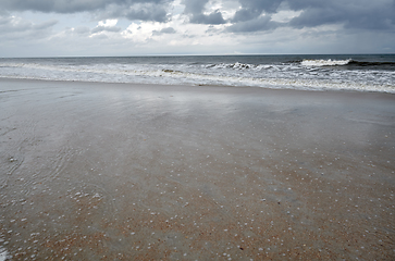 Image showing Pacific Ocean with dramatic sky