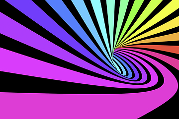 Image showing Background with colorful stripes
