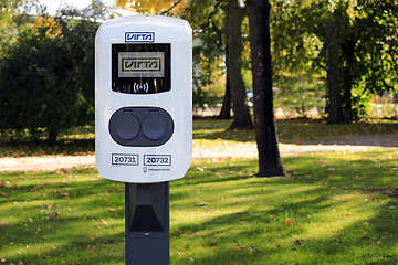 Image showing Virta Electric Vehicle Charging Point