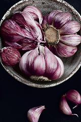 Image showing Fresh Red Garlic