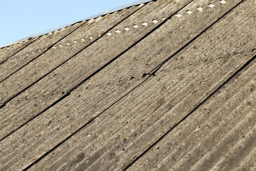 Image showing slate roof, close-up
