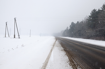 Image showing Snow after snowfall