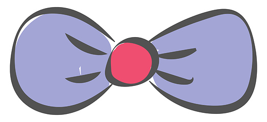 Image showing A blue butterfly vector or color illustration