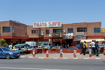 Image showing Street in Francis Town, Botswana