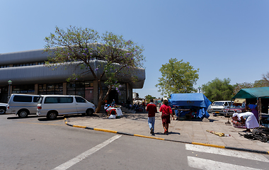 Image showing Street in Francis Town, Botswana