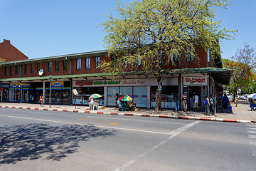 Image showing Street in Francis Town, Botswana