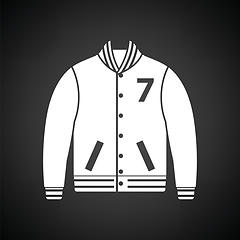 Image showing Baseball jacket icon