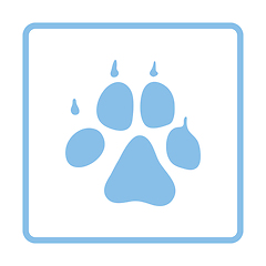 Image showing Dog trail icon