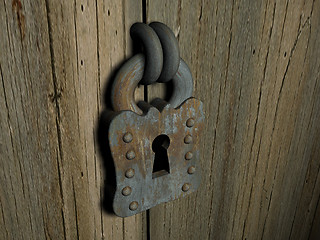 Image showing Lock 3d