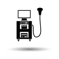 Image showing Ultrasound diagnostic machine icon