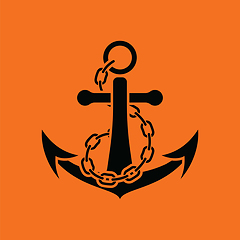 Image showing Sea anchor with chain icon