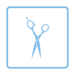 Image showing Hair scissors icon