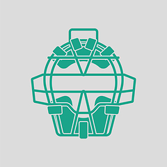 Image showing Baseball face protector icon