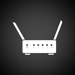 Image showing Wi-Fi router icon