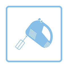 Image showing Kitchen hand mixer icon