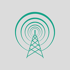 Image showing Radio antenna icon