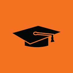 Image showing Graduation cap icon