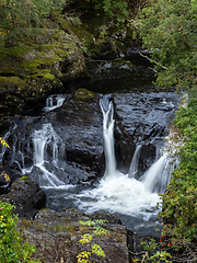 Image showing Cyfyng Falls on the Afon Llugwy