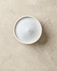Image showing bowl of white sugar