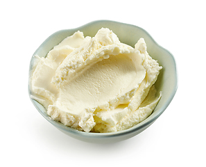 Image showing bowl of cream cheese