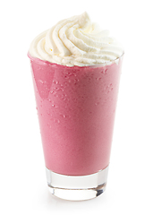 Image showing glass of milk shake